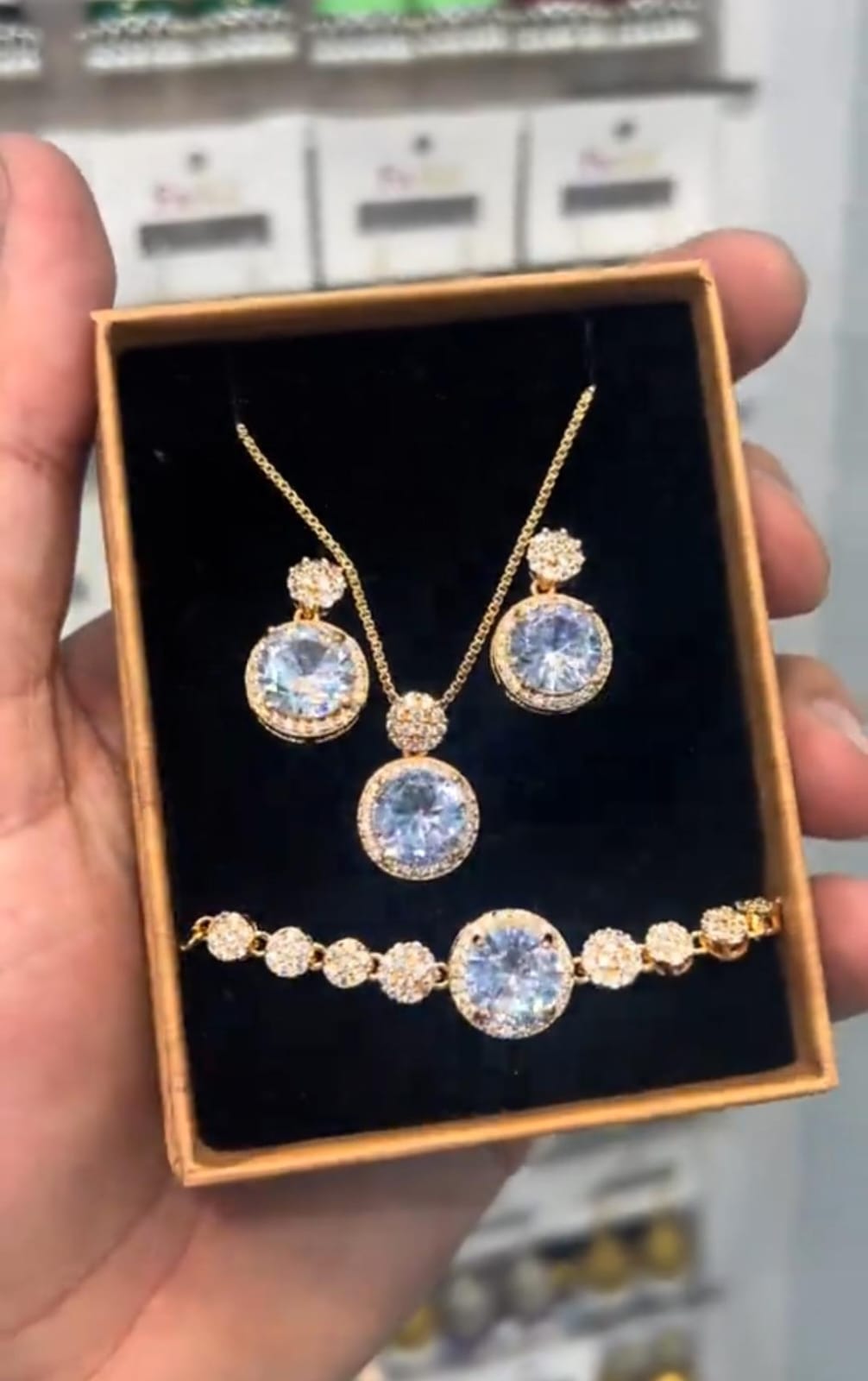 Italian Stone Necklace Set