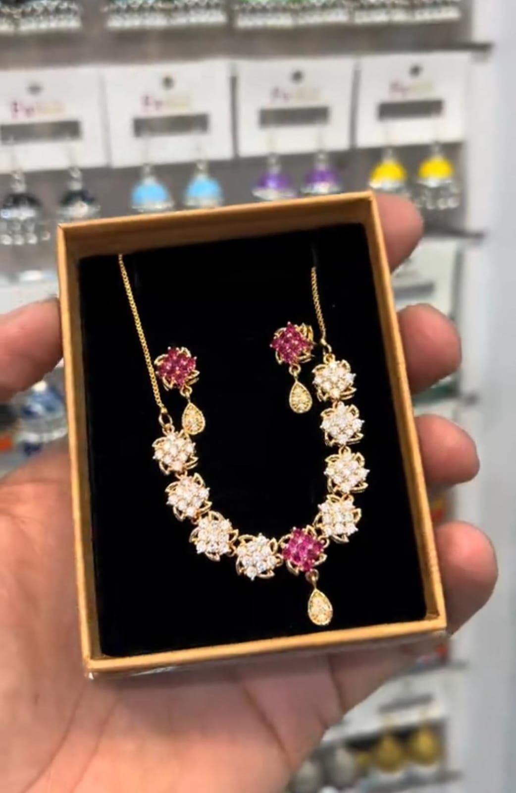 Italian Stone Necklace Set