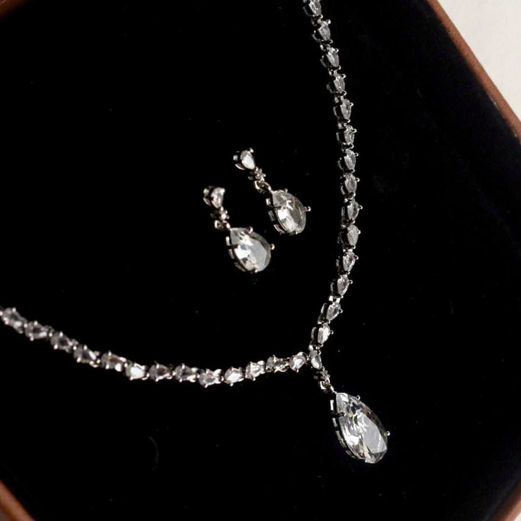 Zircon Stone Necklace