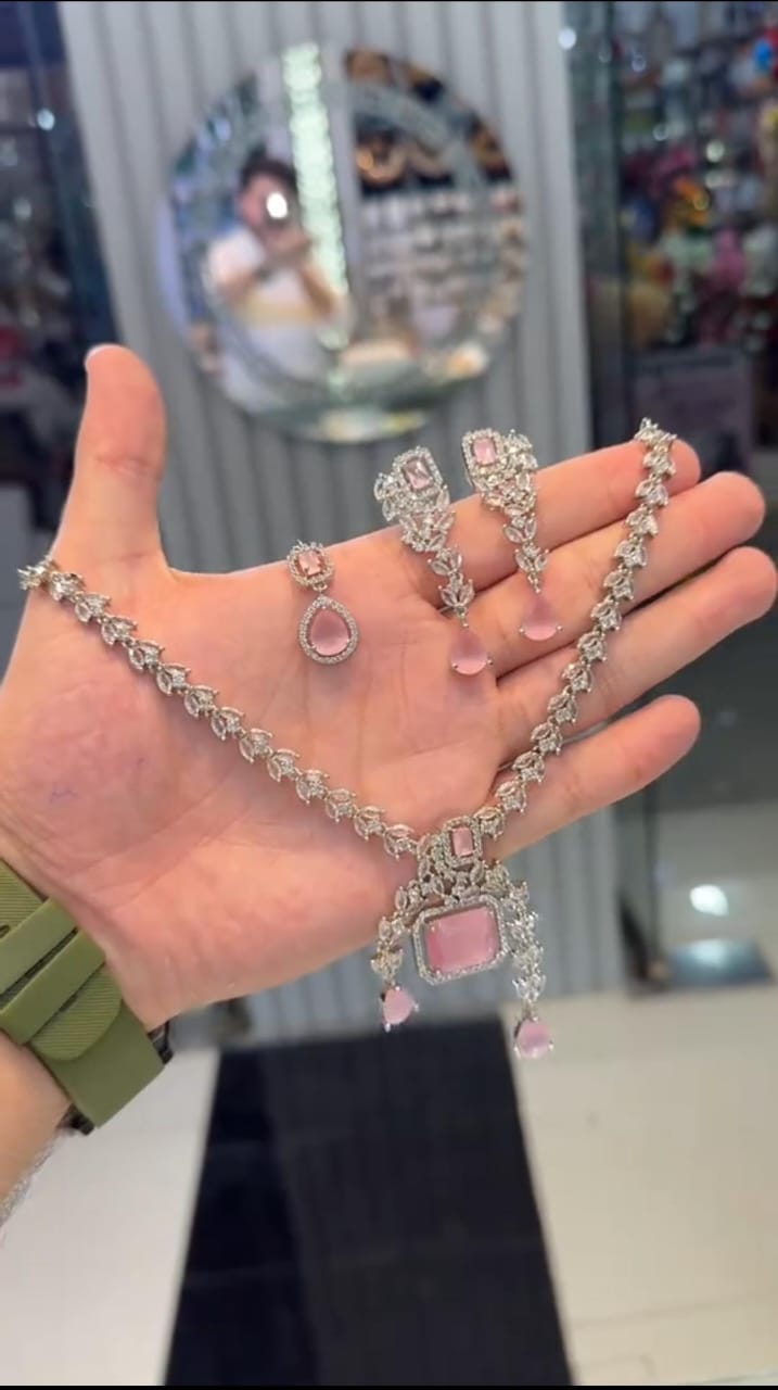 Zircon Stone Necklace